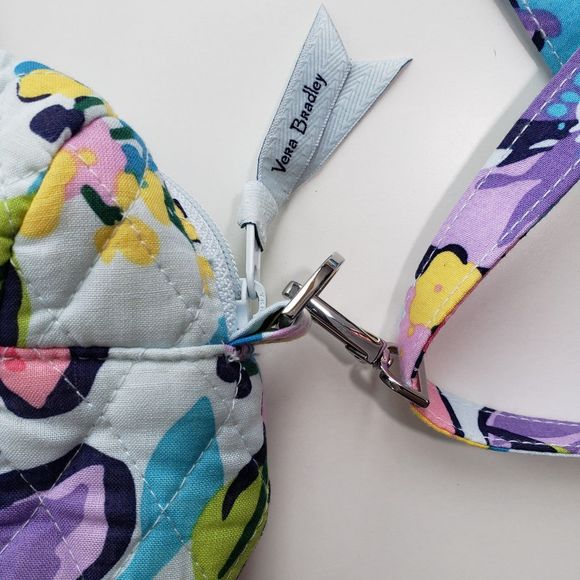 Vera Bradley Gorgeous Spring Satchel Crossbody Bag / Purse; Approx. 5 x 10 x 4 - Picture 3 of 9